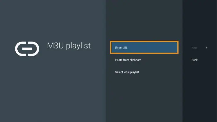 Configuration playlist M3U dans TiviMate - Ajouter abonnement IPTV